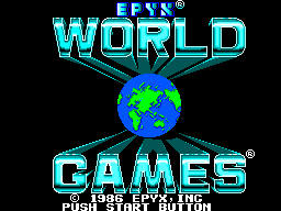 World Games Title Screen